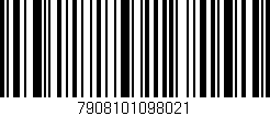 Código de barras (EAN, GTIN, SKU, ISBN): '7908101098021'