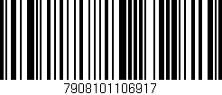 Código de barras (EAN, GTIN, SKU, ISBN): '7908101106917'