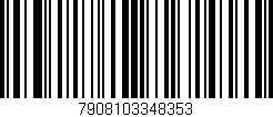 Código de barras (EAN, GTIN, SKU, ISBN): '7908103348353'