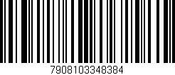 Código de barras (EAN, GTIN, SKU, ISBN): '7908103348384'