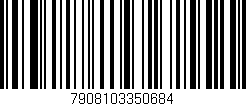 Código de barras (EAN, GTIN, SKU, ISBN): '7908103350684'