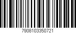 Código de barras (EAN, GTIN, SKU, ISBN): '7908103350721'