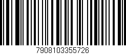 Código de barras (EAN, GTIN, SKU, ISBN): '7908103355726'