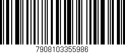 Código de barras (EAN, GTIN, SKU, ISBN): '7908103355986'