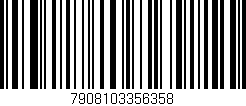 Código de barras (EAN, GTIN, SKU, ISBN): '7908103356358'
