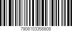 Código de barras (EAN, GTIN, SKU, ISBN): '7908103356808'