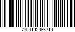 Código de barras (EAN, GTIN, SKU, ISBN): '7908103365718'