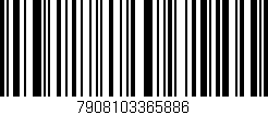 Código de barras (EAN, GTIN, SKU, ISBN): '7908103365886'
