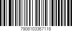 Código de barras (EAN, GTIN, SKU, ISBN): '7908103367118'