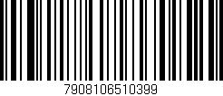 Código de barras (EAN, GTIN, SKU, ISBN): '7908106510399'