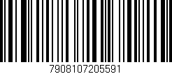 Código de barras (EAN, GTIN, SKU, ISBN): '7908107205591'