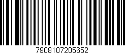 Código de barras (EAN, GTIN, SKU, ISBN): '7908107205652'