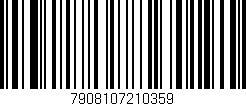 Código de barras (EAN, GTIN, SKU, ISBN): '7908107210359'