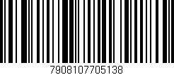 Código de barras (EAN, GTIN, SKU, ISBN): '7908107705138'