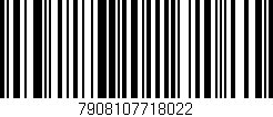 Código de barras (EAN, GTIN, SKU, ISBN): '7908107718022'