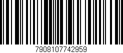 Código de barras (EAN, GTIN, SKU, ISBN): '7908107742959'