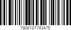 Código de barras (EAN, GTIN, SKU, ISBN): '7908107743475'