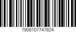 Código de barras (EAN, GTIN, SKU, ISBN): '7908107747824'