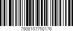 Código de barras (EAN, GTIN, SKU, ISBN): '7908107750176'