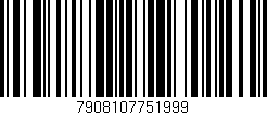 Código de barras (EAN, GTIN, SKU, ISBN): '7908107751999'