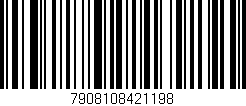 Código de barras (EAN, GTIN, SKU, ISBN): '7908108421198'
