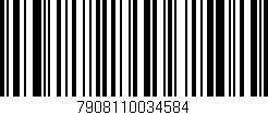 Código de barras (EAN, GTIN, SKU, ISBN): '7908110034584'
