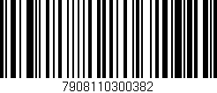 Código de barras (EAN, GTIN, SKU, ISBN): '7908110300382'