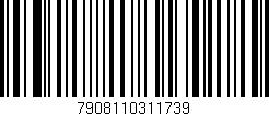 Código de barras (EAN, GTIN, SKU, ISBN): '7908110311739'