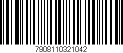 Código de barras (EAN, GTIN, SKU, ISBN): '7908110321042'
