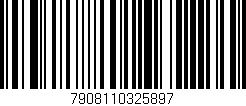 Código de barras (EAN, GTIN, SKU, ISBN): '7908110325897'