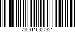 Código de barras (EAN, GTIN, SKU, ISBN): '7908110327631'