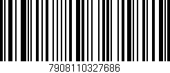 Código de barras (EAN, GTIN, SKU, ISBN): '7908110327686'