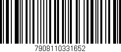 Código de barras (EAN, GTIN, SKU, ISBN): '7908110331652'