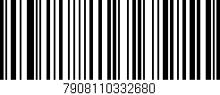Código de barras (EAN, GTIN, SKU, ISBN): '7908110332680'