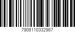 Código de barras (EAN, GTIN, SKU, ISBN): '7908110332987'