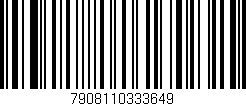 Código de barras (EAN, GTIN, SKU, ISBN): '7908110333649'