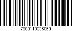 Código de barras (EAN, GTIN, SKU, ISBN): '7908110335063'