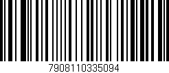Código de barras (EAN, GTIN, SKU, ISBN): '7908110335094'