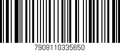 Código de barras (EAN, GTIN, SKU, ISBN): '7908110335650'