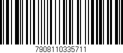 Código de barras (EAN, GTIN, SKU, ISBN): '7908110335711'