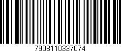 Código de barras (EAN, GTIN, SKU, ISBN): '7908110337074'