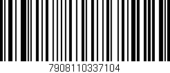 Código de barras (EAN, GTIN, SKU, ISBN): '7908110337104'