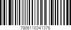Código de barras (EAN, GTIN, SKU, ISBN): '7908110341378'