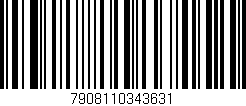 Código de barras (EAN, GTIN, SKU, ISBN): '7908110343631'