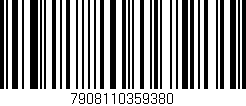 Código de barras (EAN, GTIN, SKU, ISBN): '7908110359380'