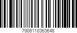 Código de barras (EAN, GTIN, SKU, ISBN): '7908110363646'