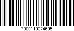 Código de barras (EAN, GTIN, SKU, ISBN): '7908110374635'