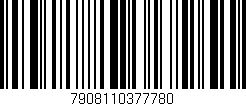 Código de barras (EAN, GTIN, SKU, ISBN): '7908110377780'