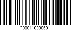 Código de barras (EAN, GTIN, SKU, ISBN): '7908110900681'