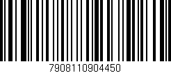 Código de barras (EAN, GTIN, SKU, ISBN): '7908110904450'